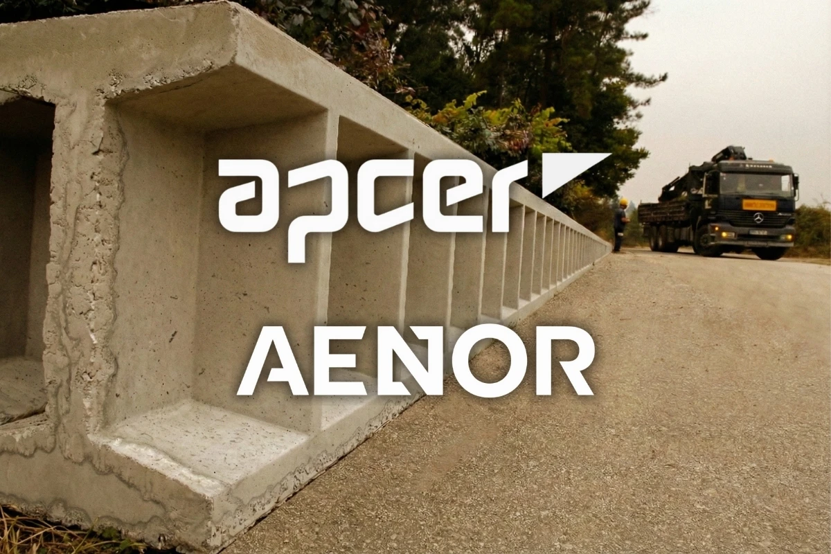 Certificação ISO 9002 em Portugal (APCER) e Espanha (AENOR).
